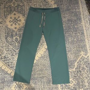 FIGS basic Livingston scrub pants size medium, teal